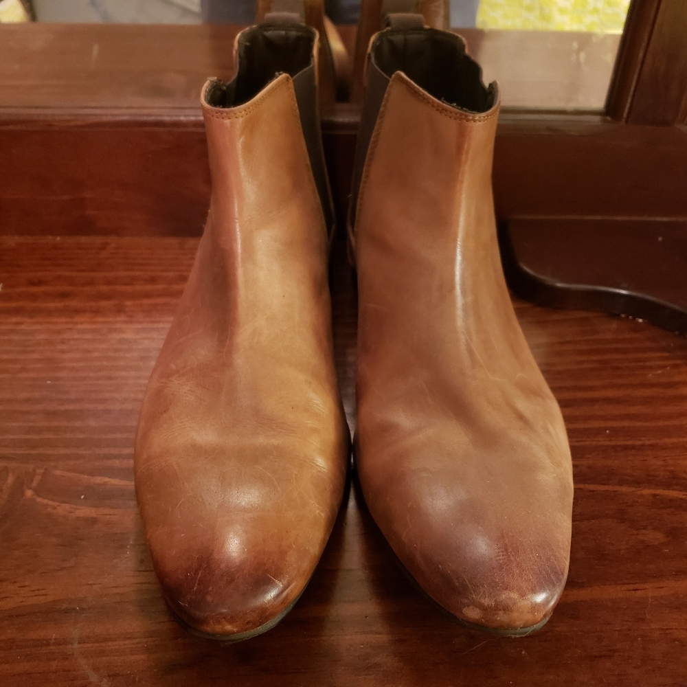Frank Wright Real Leather Chelsea Boots